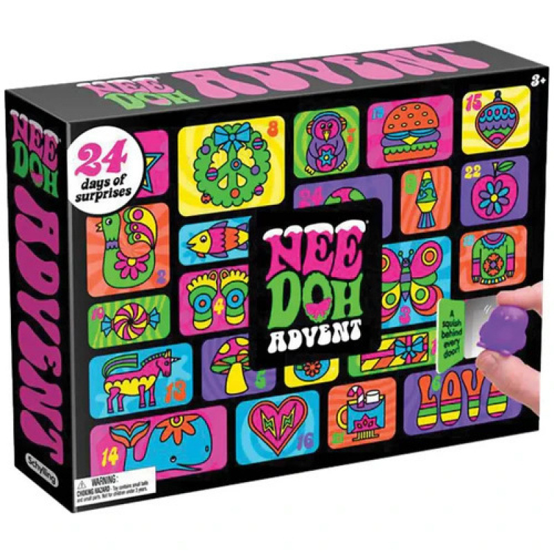 Advent Calendar Gift - 2026 NeeDoh Blind Box Kalendarz Adwentowy