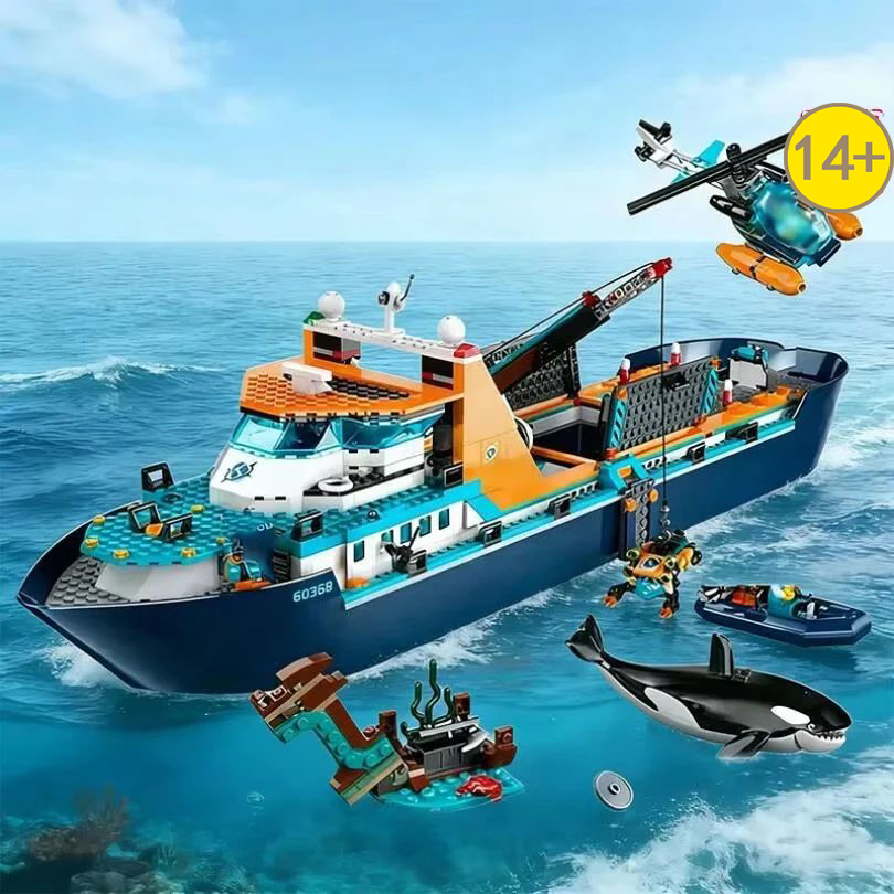 Lego Set City - Bardzo popularny zestaw 815 elementów: Statek