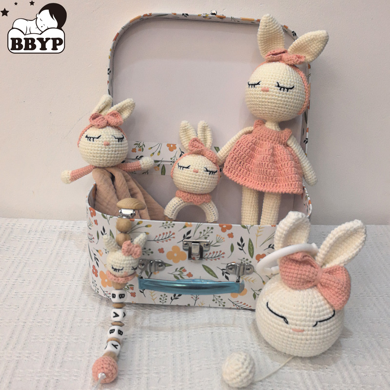 Gift Box Wrap Set - 1 zestaw Baby Stuffed Animal Doll