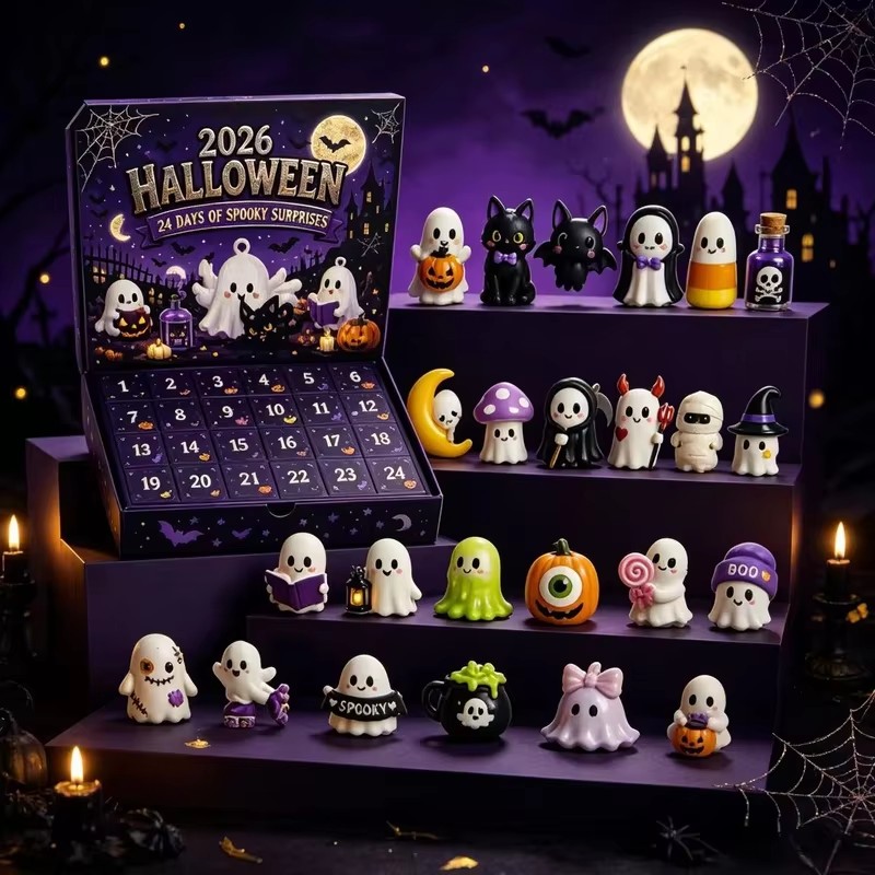 Advent Calendar Gift - NOWY Kalendarz Adwentowy na Halloween, 24-dniowy