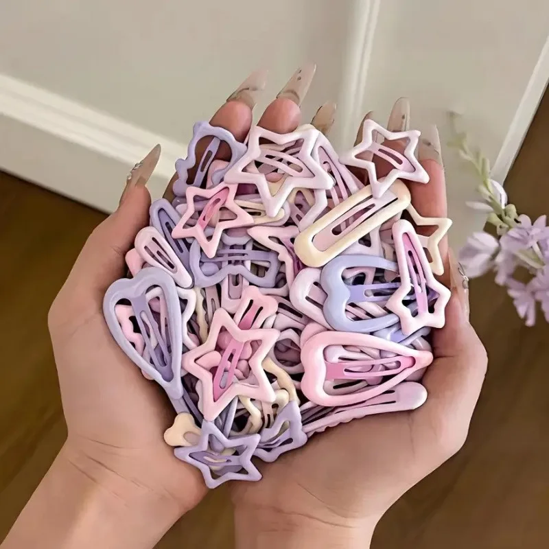 Ribbon Bow Gift - 32 sztuki mieszane zestawy jasnoróżowych spinek