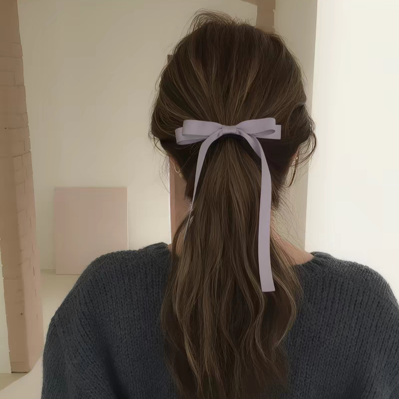 Ribbon Bow Gift - Wstążkowa spinka do włosów w stylu