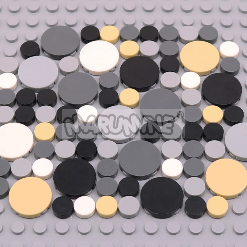 Lego Set City - 350 SZTUK Okrągłe bloki do płytek