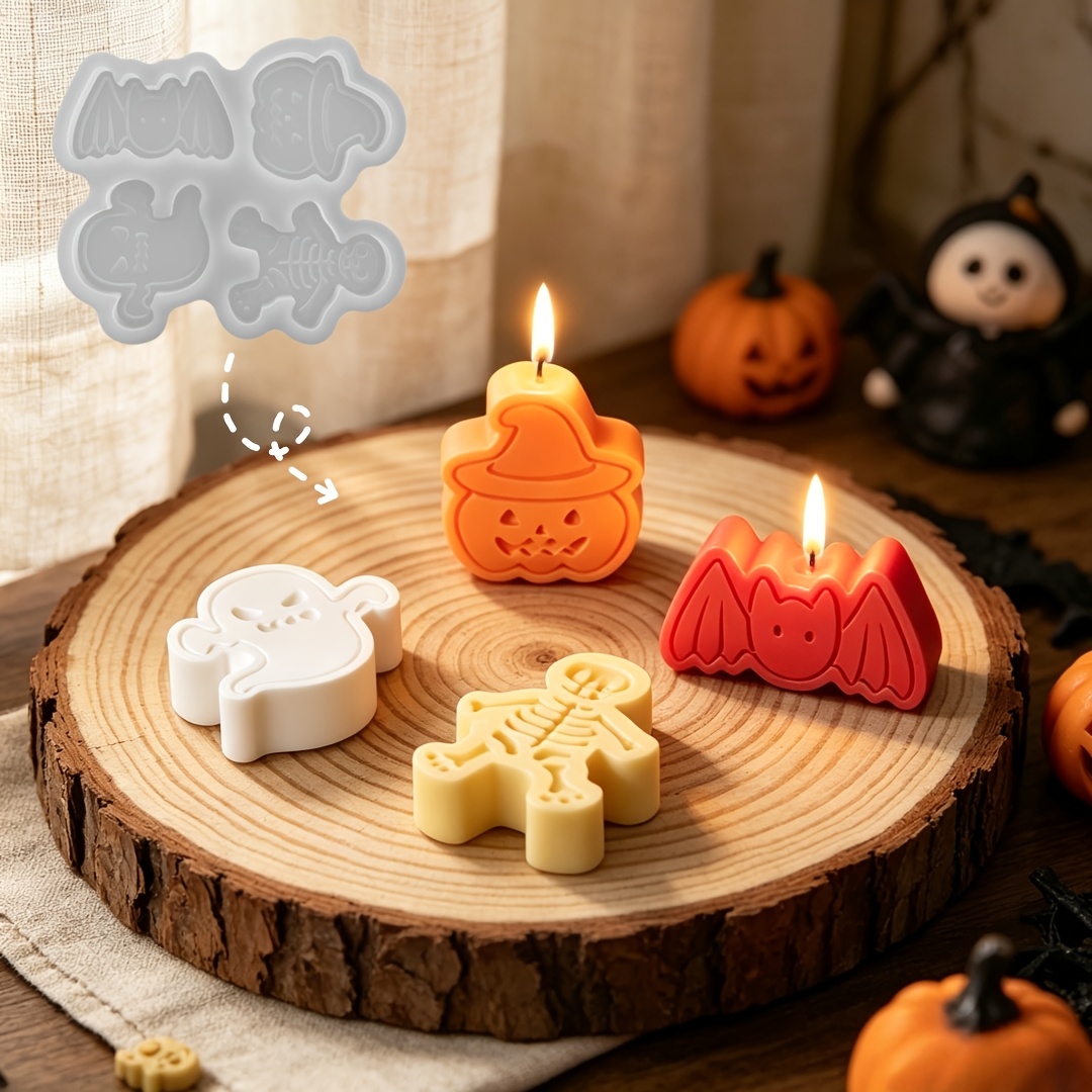 Holiday Candle Set - Zestaw silikonowych form do żywicy z