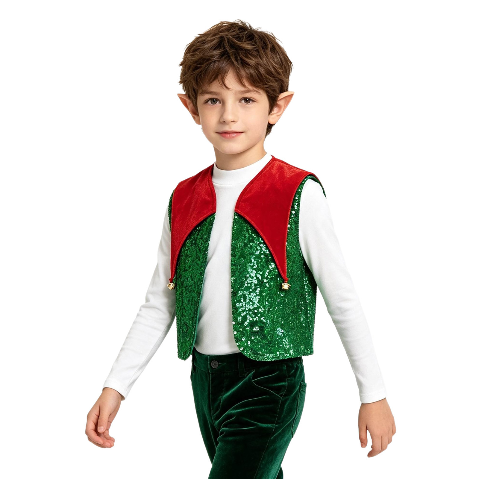 Dziecięca kamizelka świąteczna – Elf Costume Christmas recenzja i cena