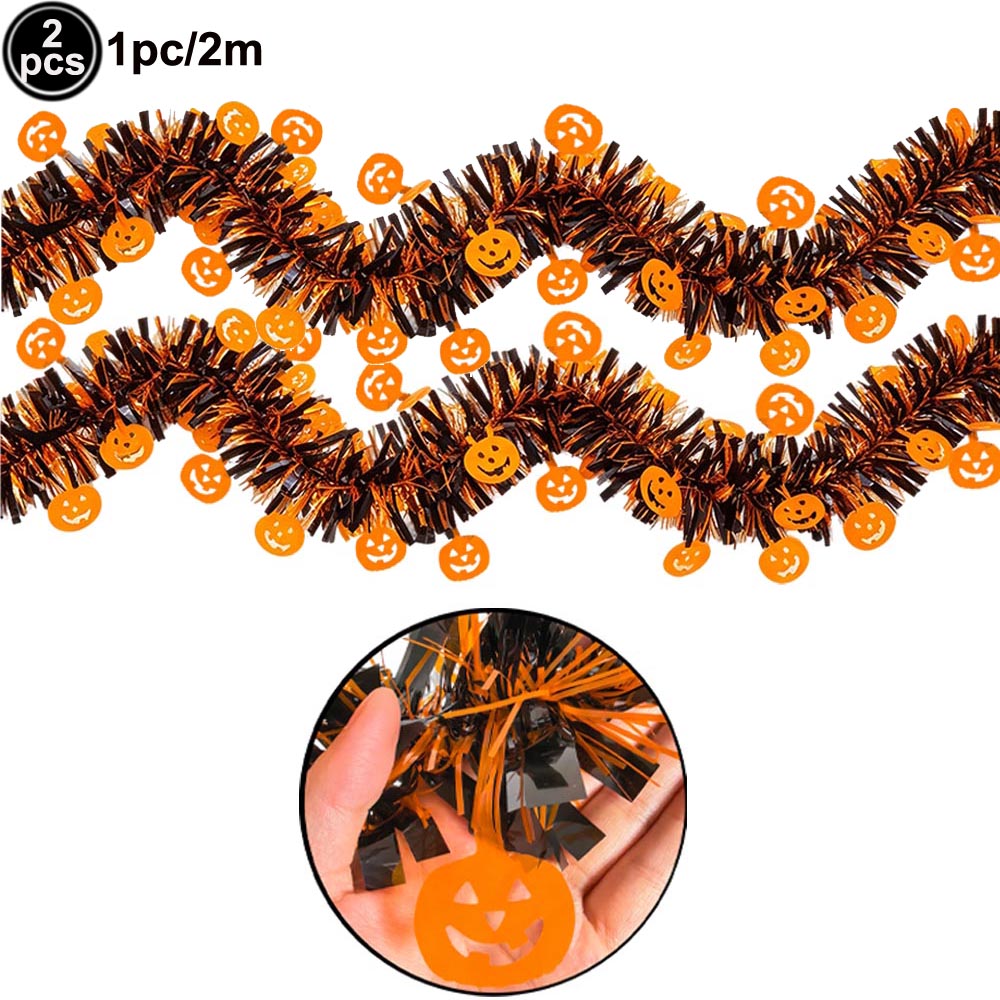 Halloweenowa zasłona z frędzla – Tinsel Garland Decoration recenzja i cena