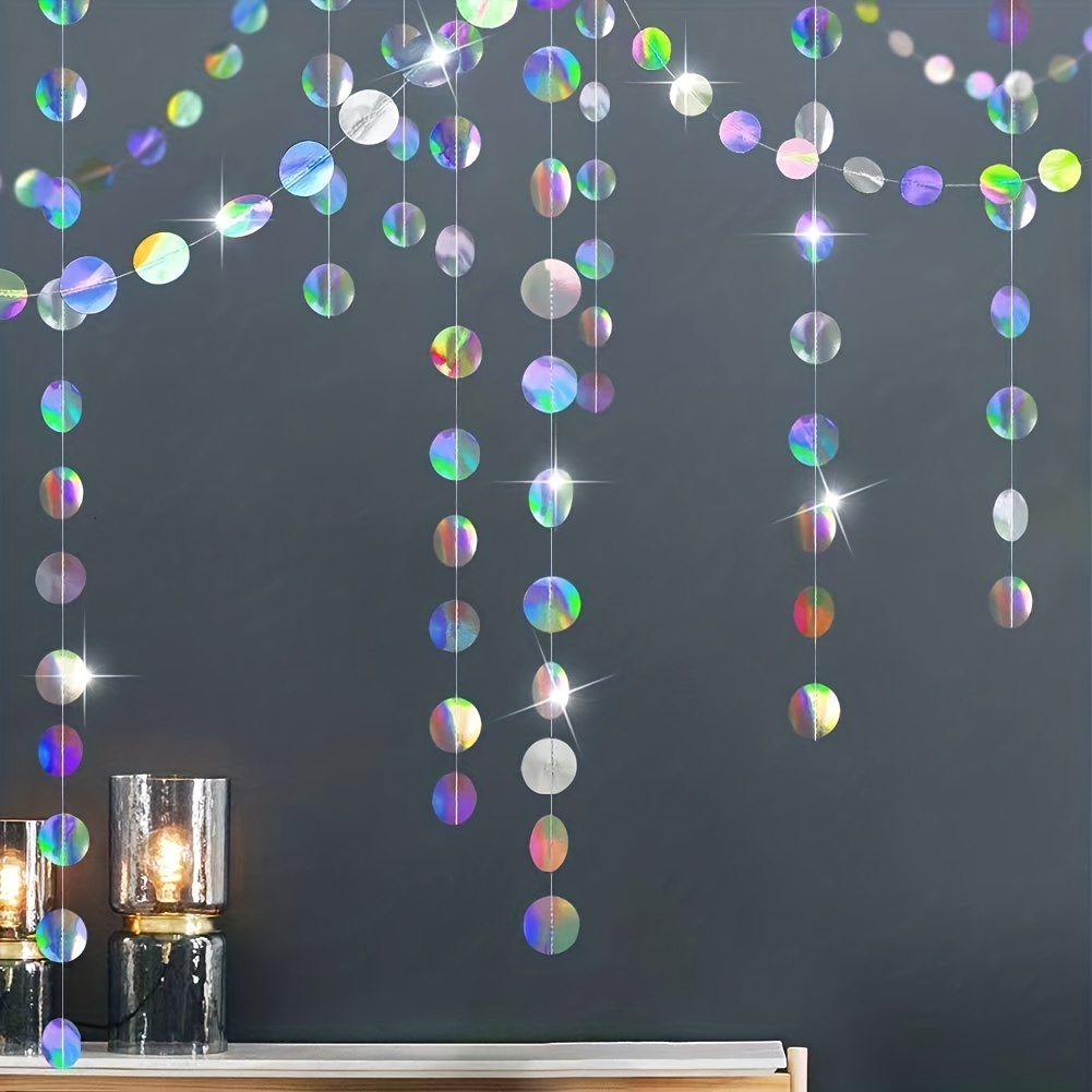 1 szt. Połyskujące opalizujące – Tinsel Garland Decoration recenzja i cena