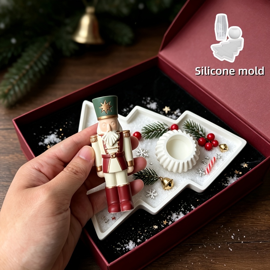 3 szt. foremki silikonowe w ks – Nutcracker Figurine recenzja i cena