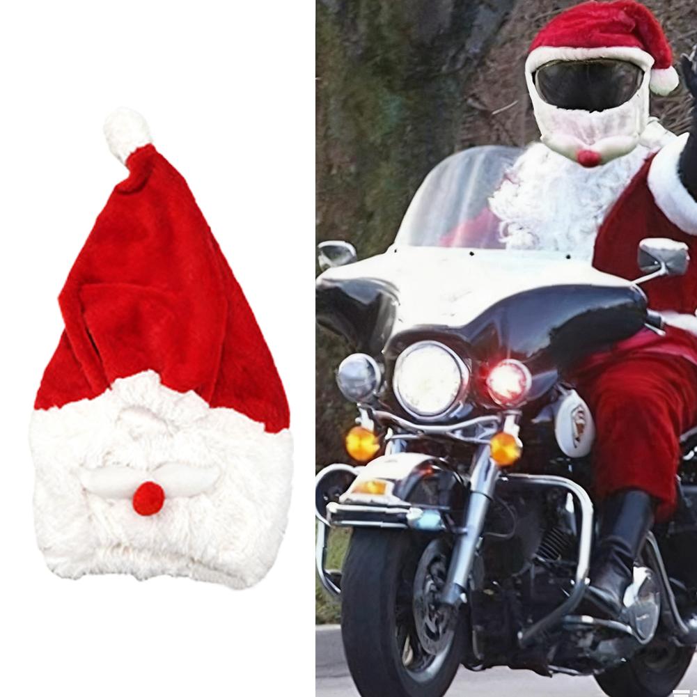 Śmieszny pokrowiec na kask mot – Santa Hat Plush recenzja i cena