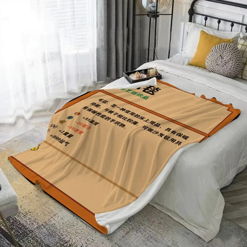 Koc Pixel Farm Game, miękki fl – Christmas Throw Blanket recenzja i cena