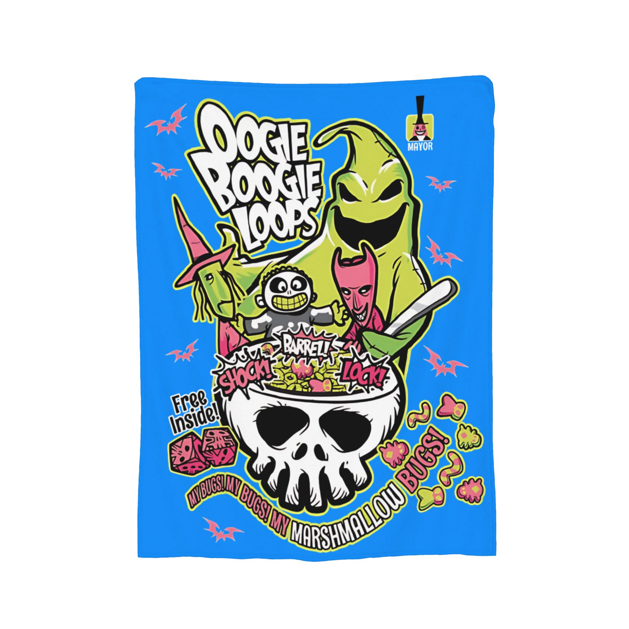Oogie Boogie Loops Halloween K – Christmas Throw Blanket recenzja i cena